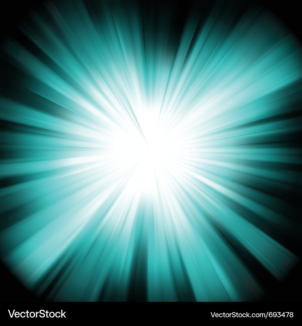 Dynamic Light Burst Vector Image