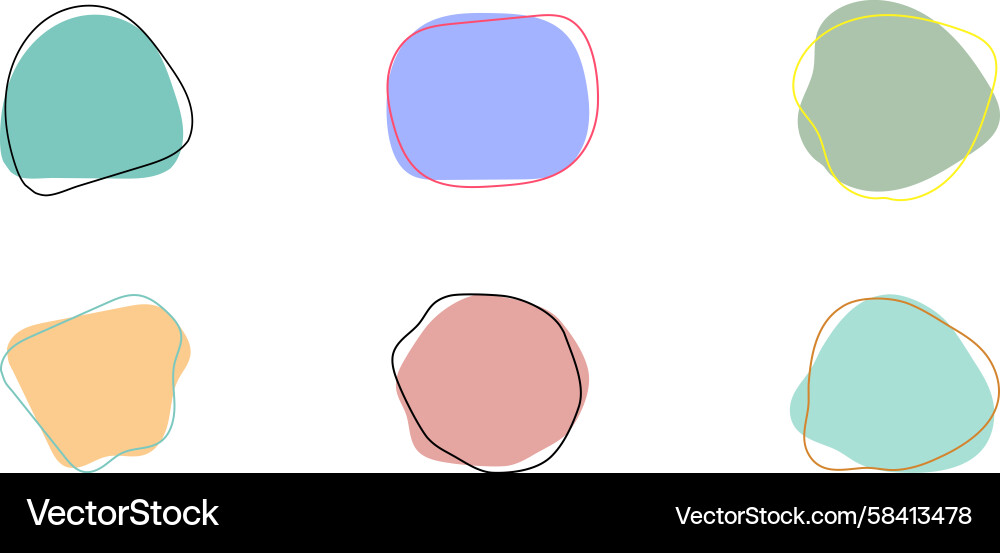 Fluid Blob Shapes - Abstract Vector Image