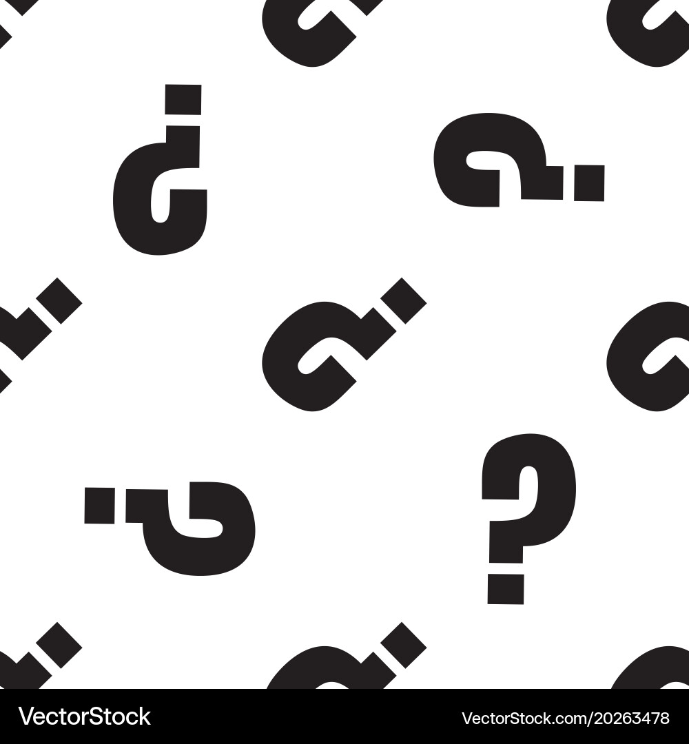 Question marks or interrogation pattern Vector Image