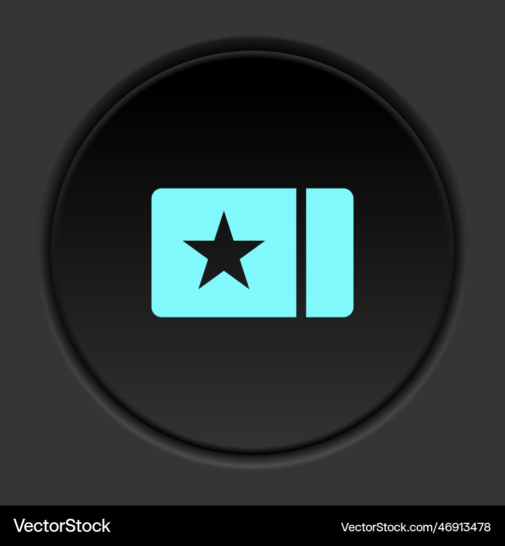 Round button icon add box banner Round button icon add box banner vector image