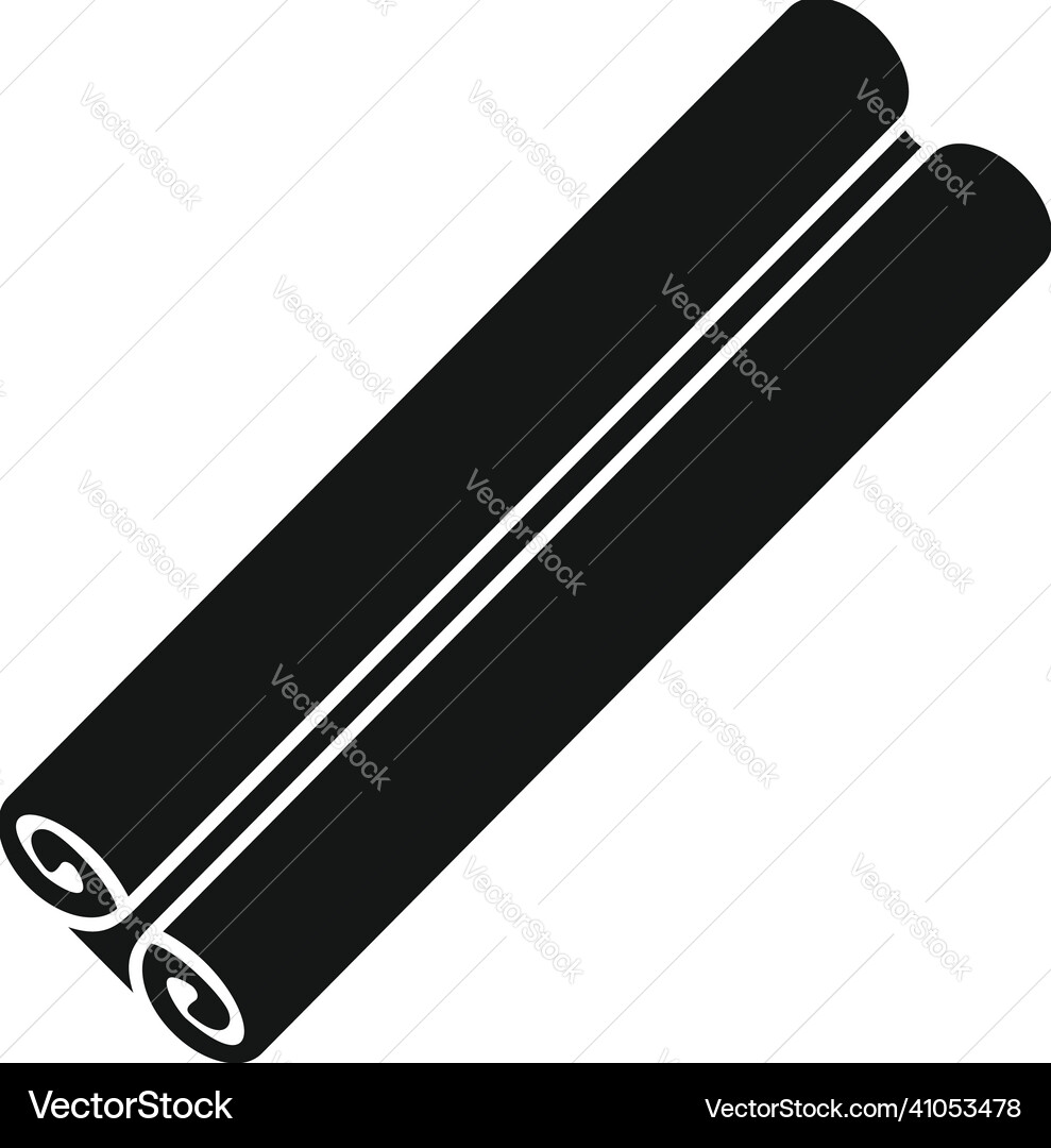 Zitrone Stick Ikone einfache Anis Gewürze Zitrone Stick Ikone einfache Anis Gewürze vektorbild