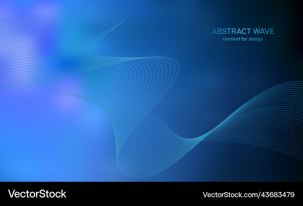 Abstract wave element for design digital Abstract wave element for design digital vector image