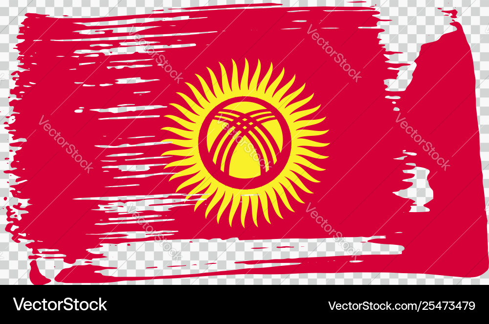 Grounge-styled flag Grounge-styled flag vector image