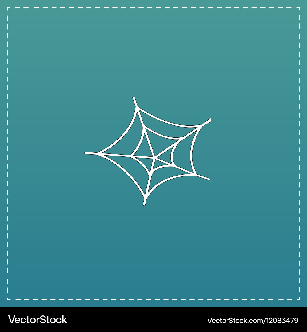 Spiderweb icon web symbol vector image