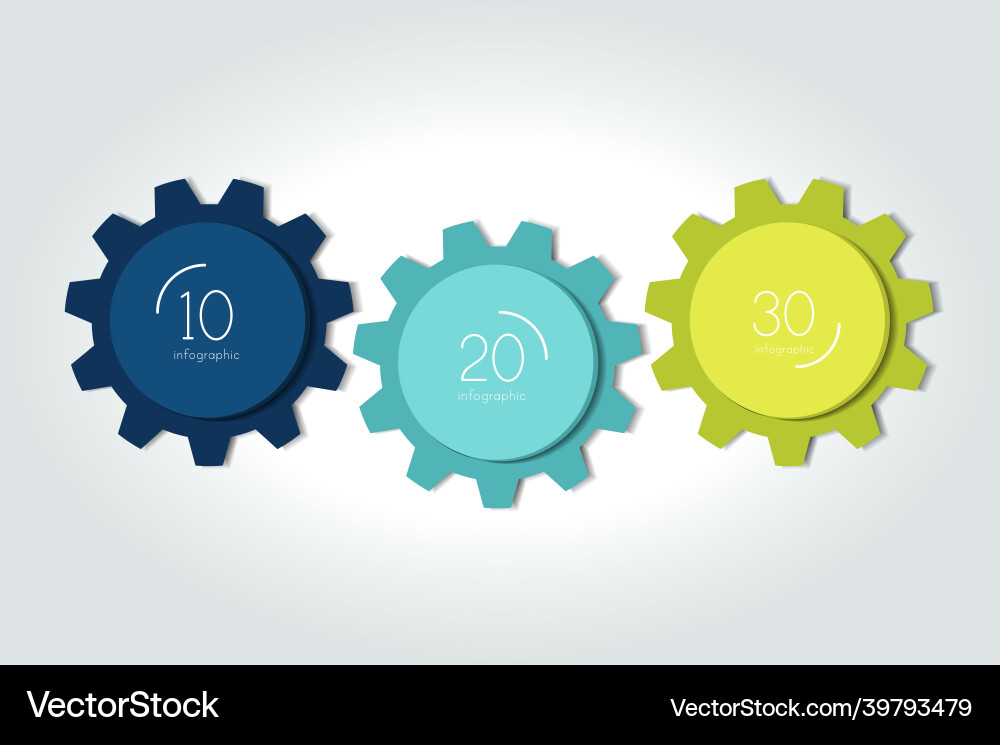 Three elements chart scheme diagram 3 infographic Three elements chart scheme diagram 3 infographic vector image