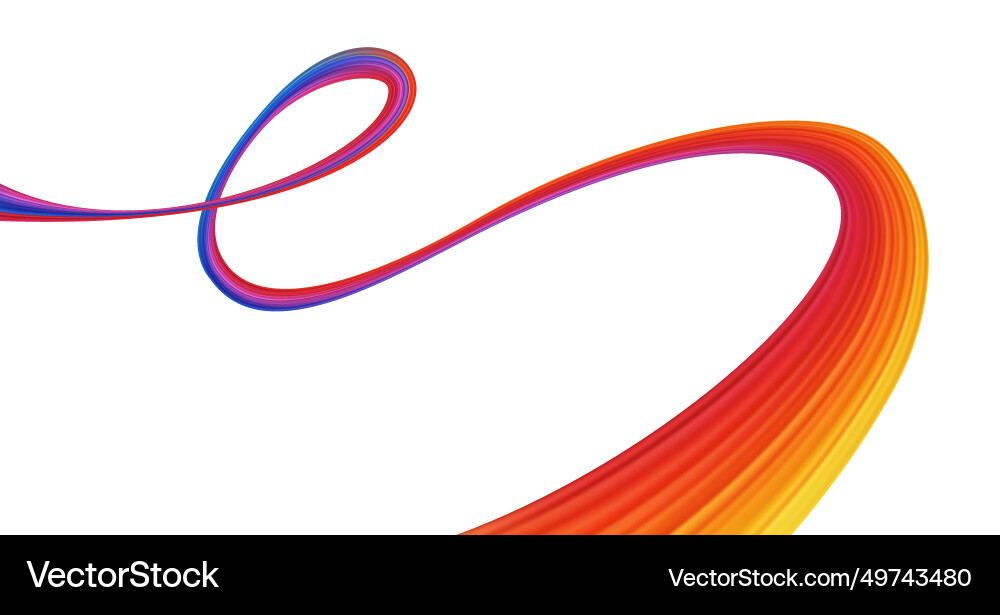 3d brushstroke gradient texture brush Vector Image