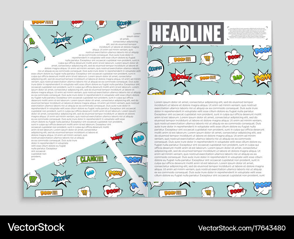Abstract layout background set for art vector image