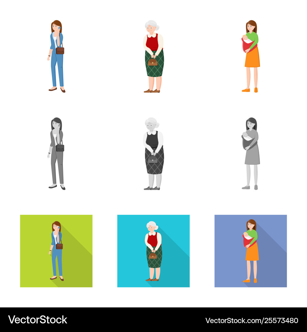 Isolated object character and avatar sign Isolated object character and avatar sign vector image