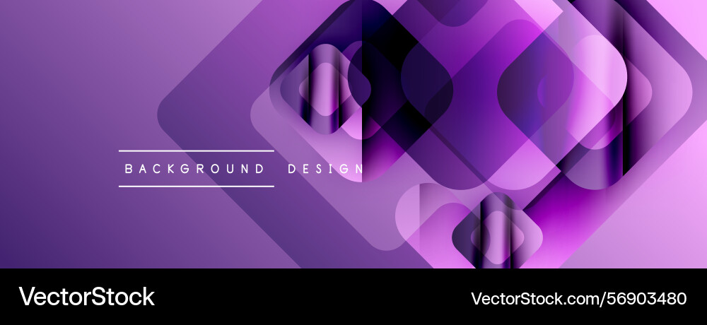 Purple abstract background features overlapping Vector Image