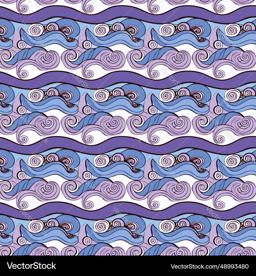 Seamless abstract wavy pattern background Seamless abstract wavy pattern background vector image