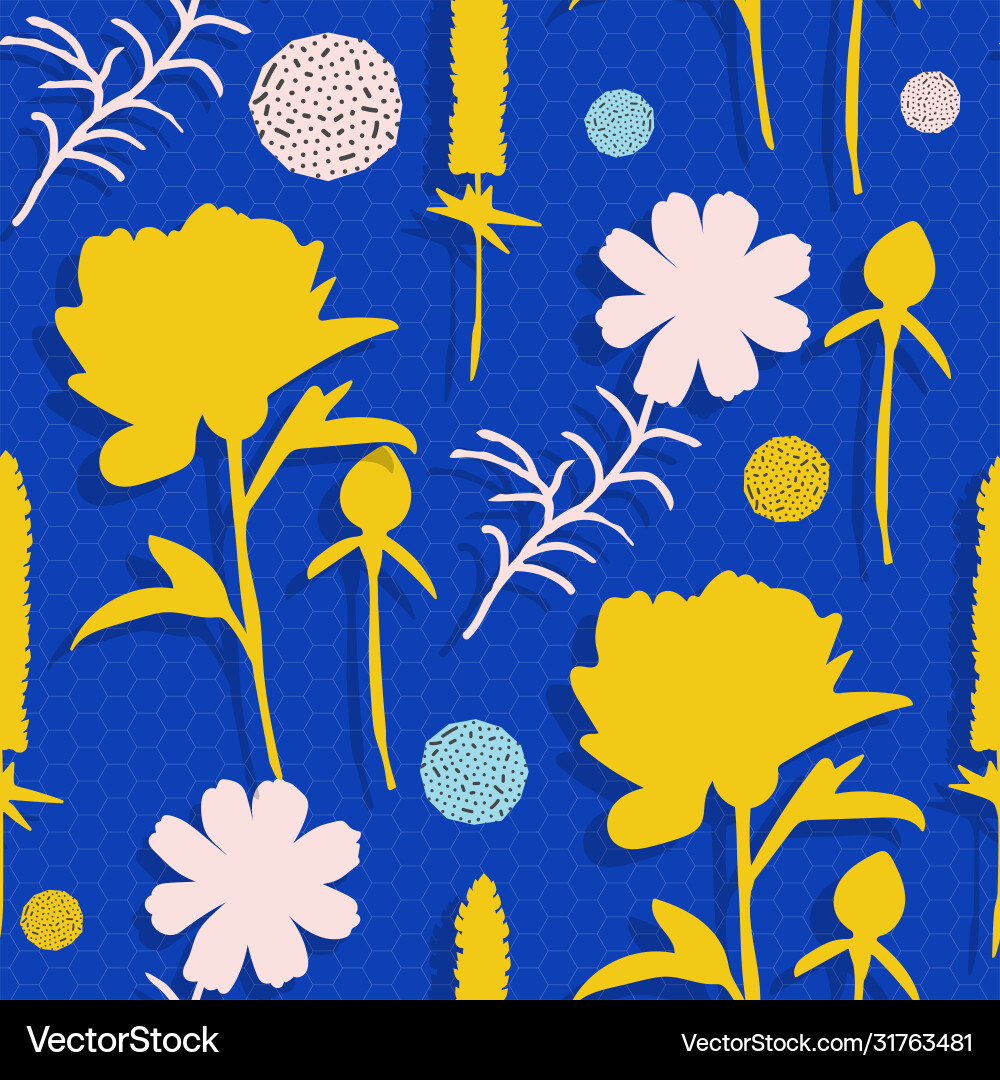 Abstract background pattern flower Vector Image