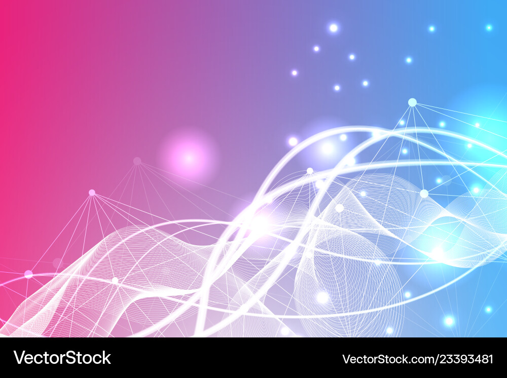 Big data visualization background modern Big data visualization background modern vector image