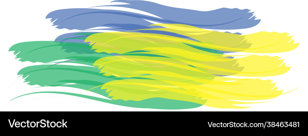 Brazil flag art templatebrazil Brazil flag art templatebrazil vector image