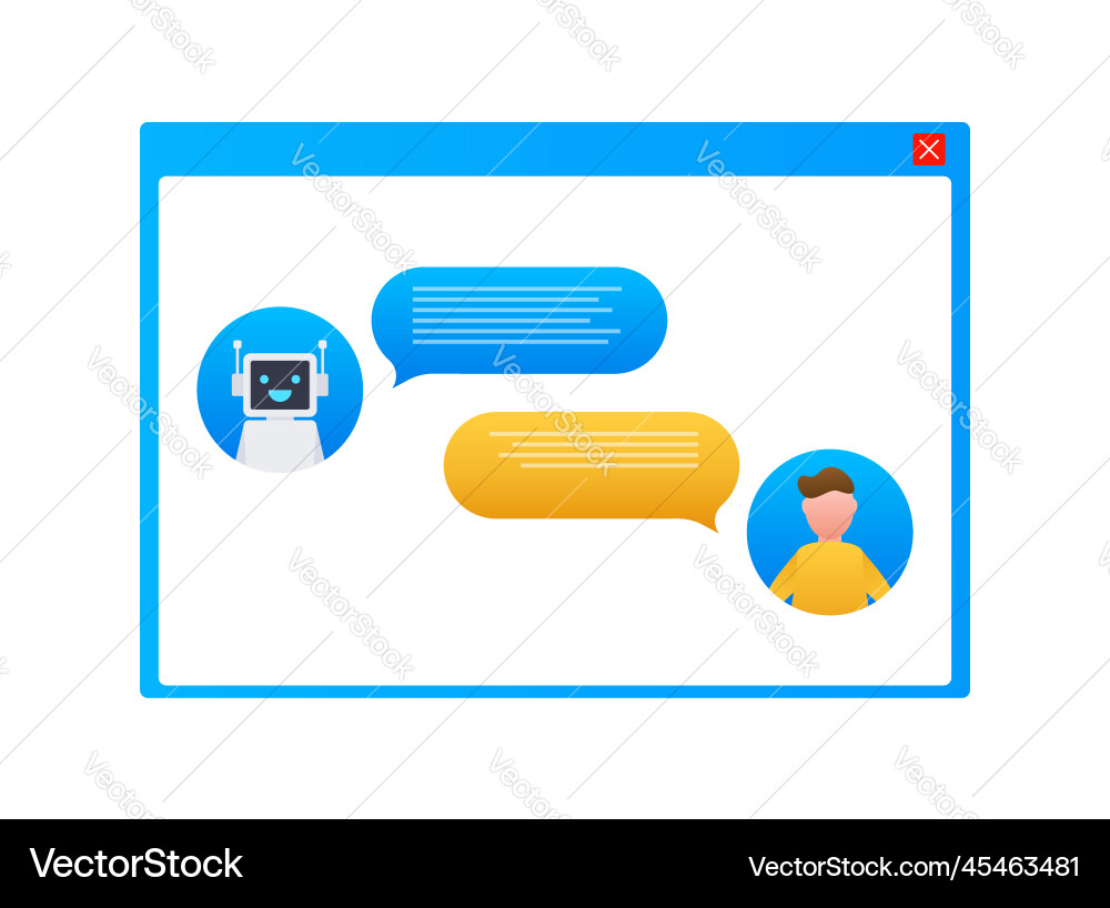 Robot icon bot sign design chatbot symbol Robot icon bot sign design chatbot symbol vector image