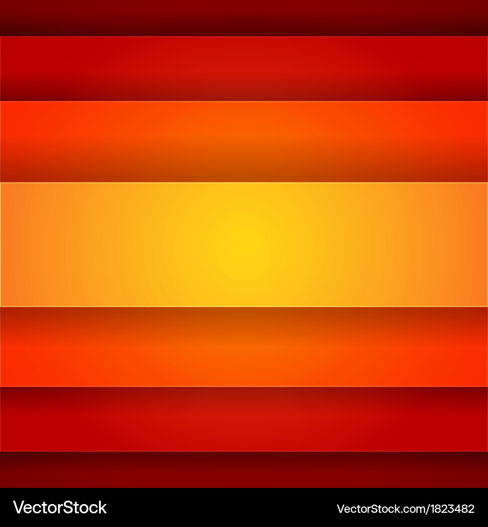 Abstract background with red and orange layers vector image