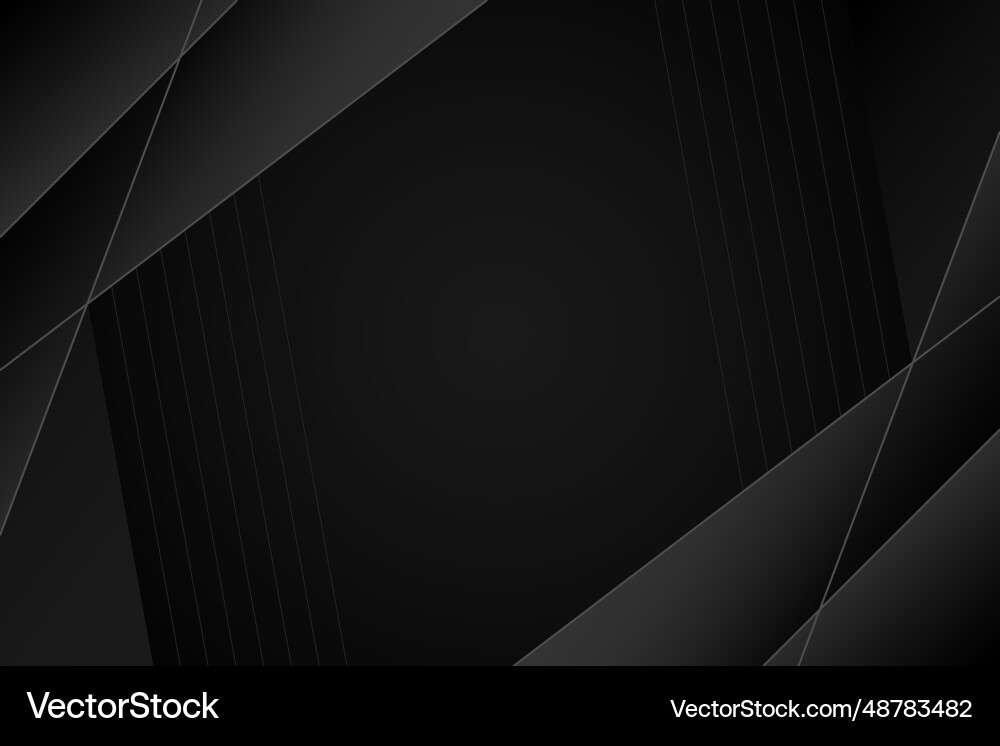 Dark deep black dynamic abstract background Dark deep black dynamic abstract background vector image