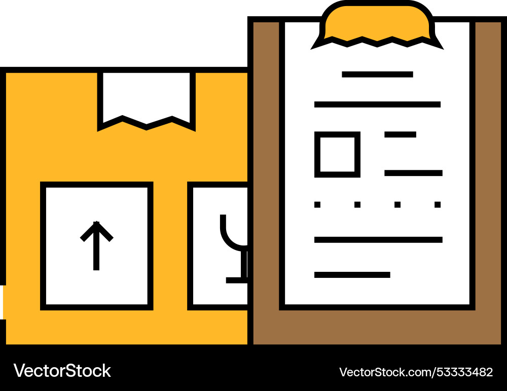 Documents of import and export icon color Documents of import and export icon color vector image