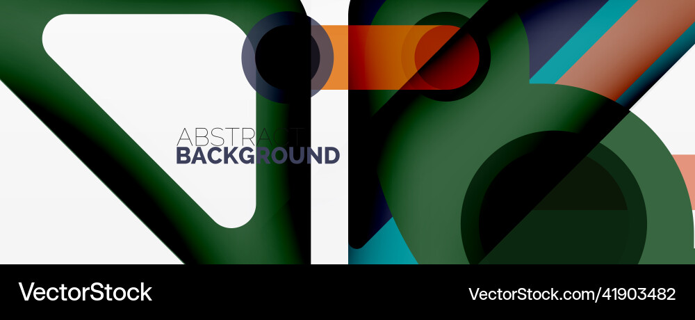 Geometric primitives lines circles abstract Geometric primitives lines circles abstract Vector Image