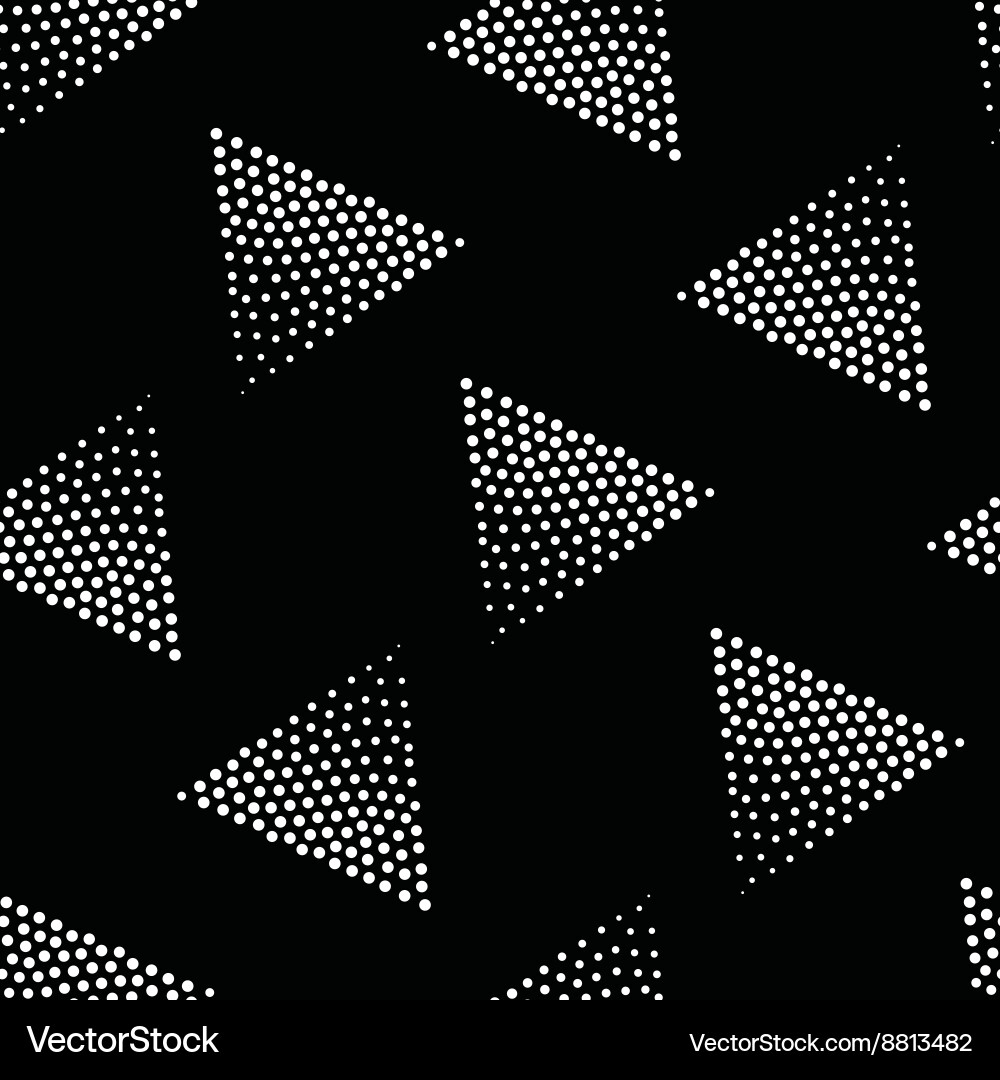 Geometric Triangle Pattern vector image