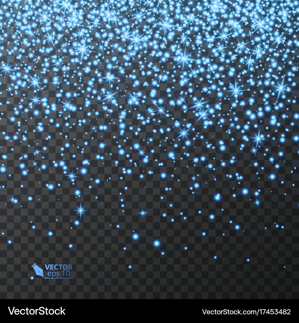 Light effect on transparent background Vector Image