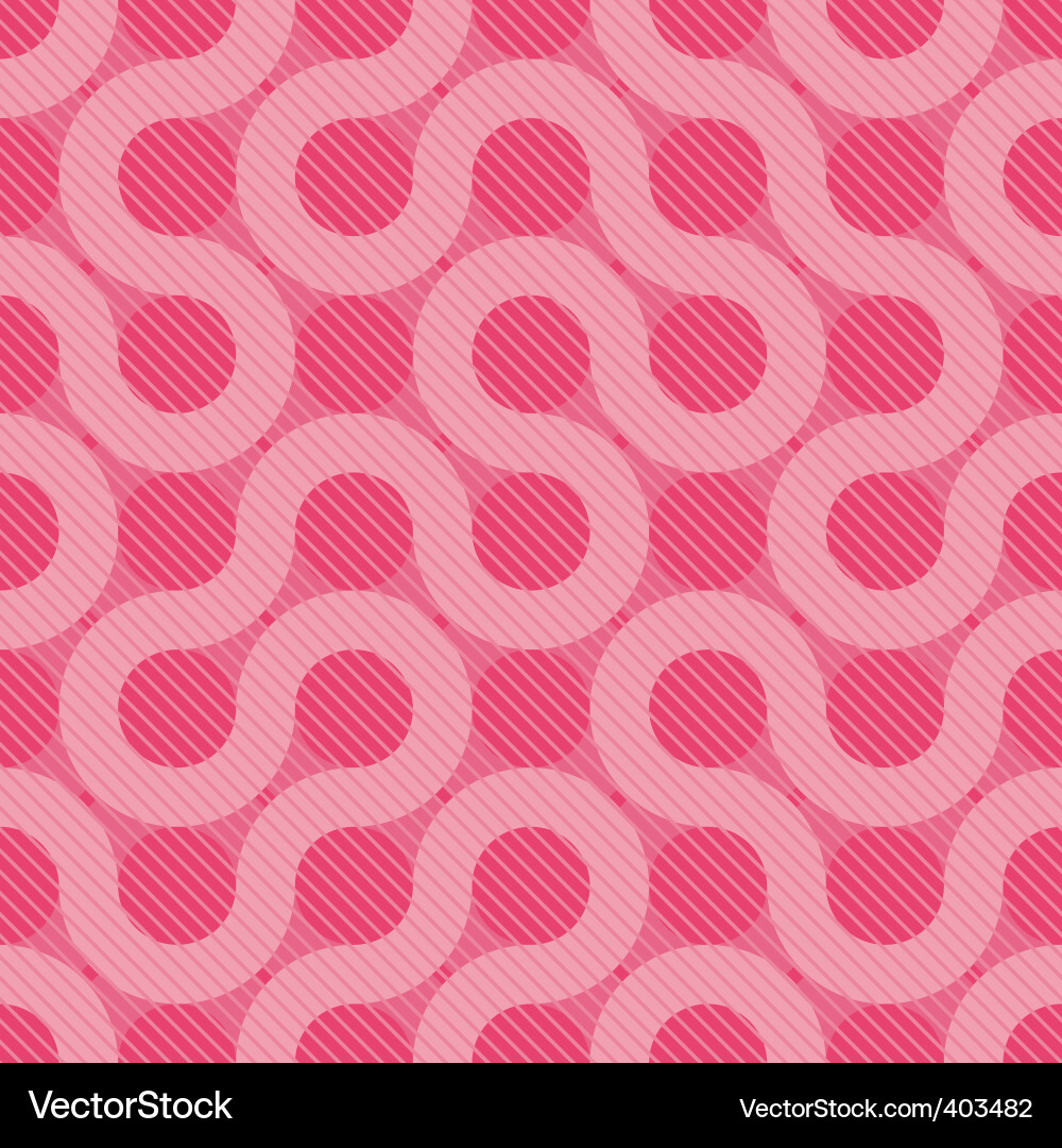 Pink & Red Circle Pattern Background Vector Image