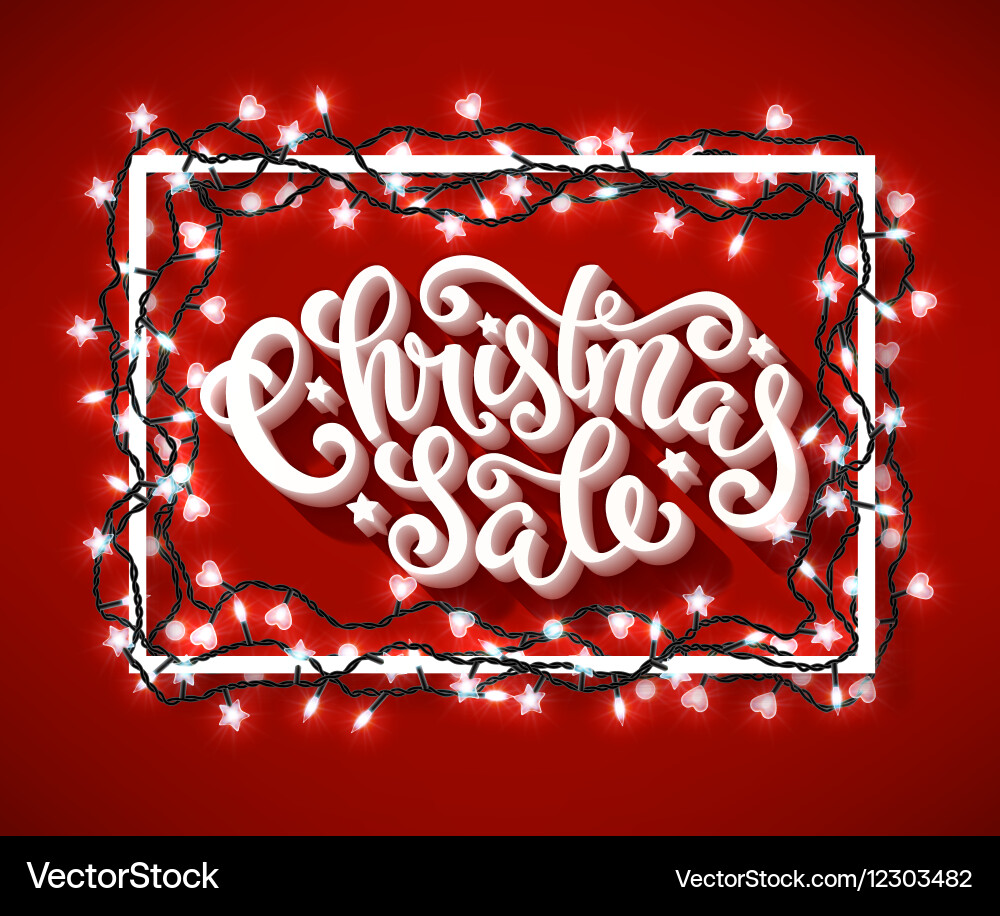 Weihnachtsverkauf Poster vektorbild