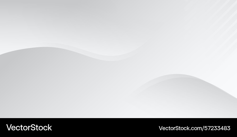 Abstract white and gray background with gradient Vector Image