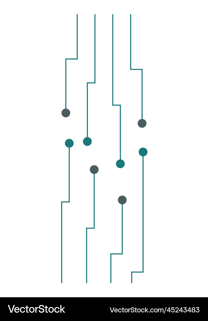 Circuit connection brochure element design Circuit connection brochure element design Vector Image