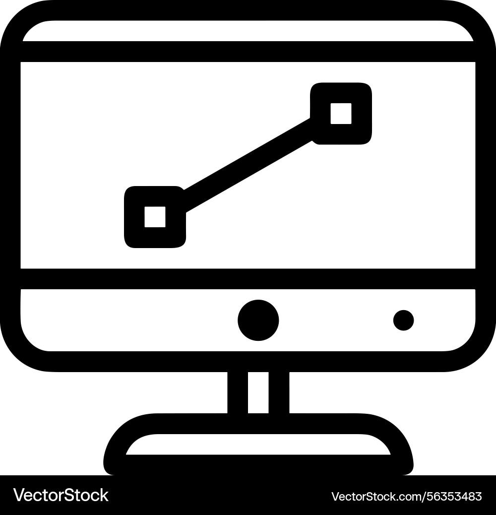 Computer icon symbol image Computer icon symbol image Vector Image