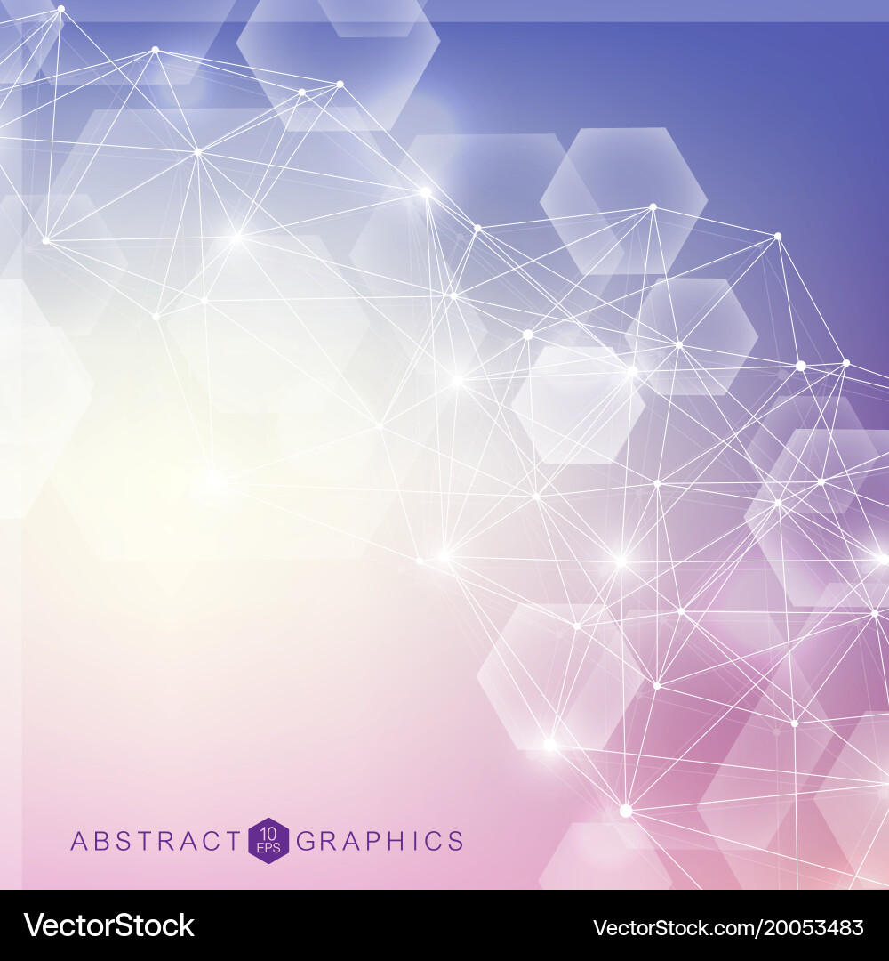 Geometric abstract background with connected line Geometric abstract background with connected line vector image