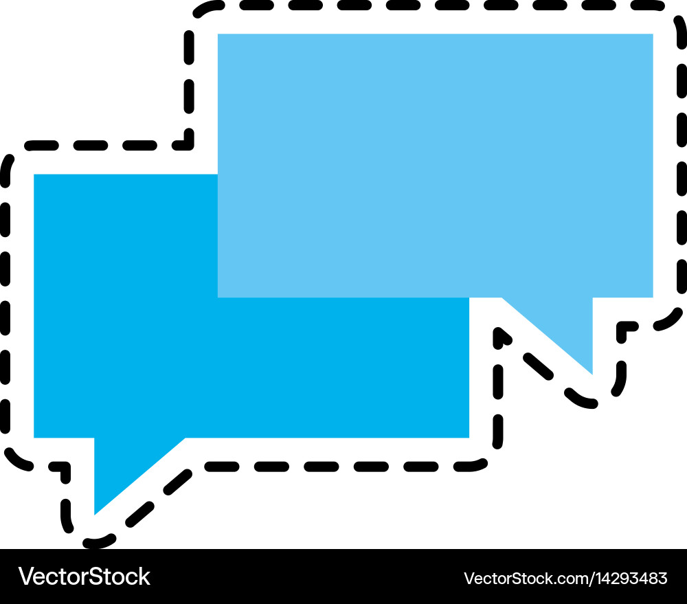 Instant messaging icon image vector image