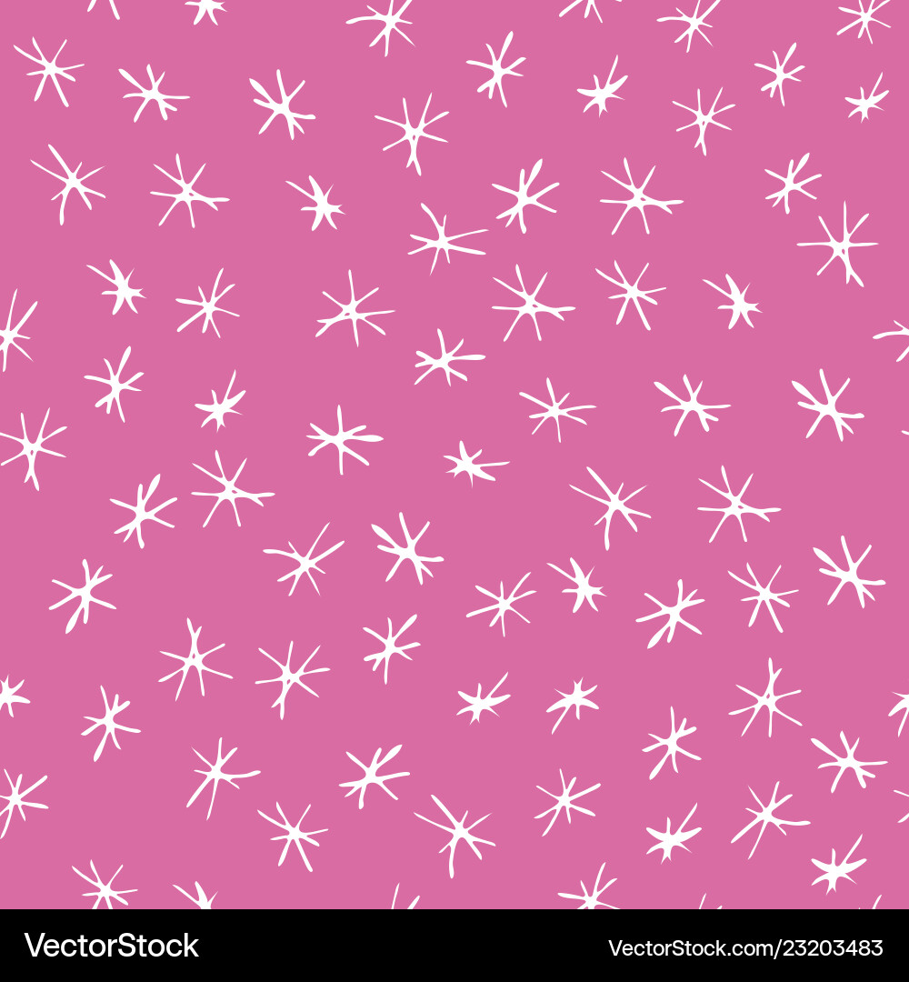 Pink and white asterix background pattern design Pink and white asterix background pattern design vector image
