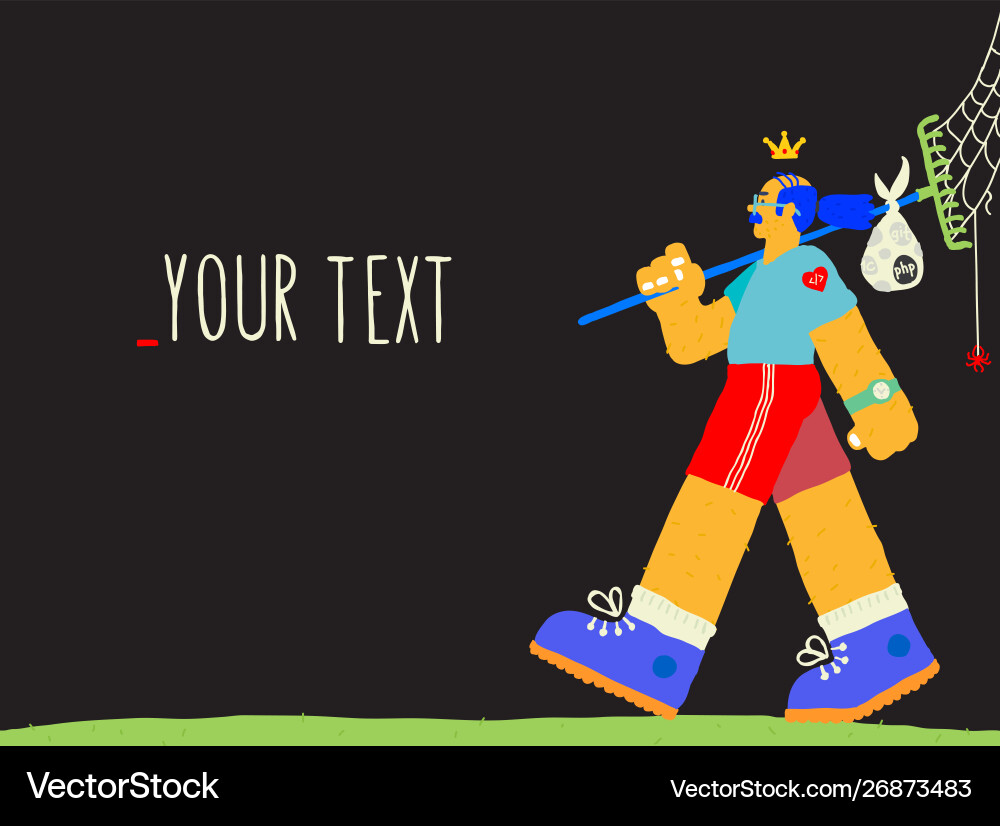 Programmer developer layout designer Programmer developer layout designer vector image