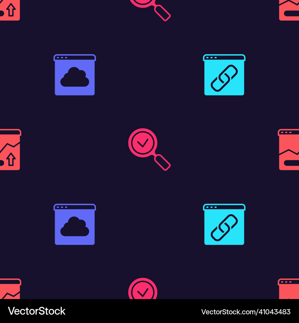 Set browser window cloud technology data transfer Set browser window cloud technology data transfer Vector Image