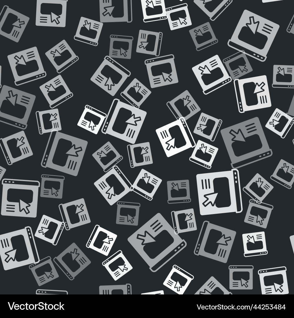 Grey ui or ux design icon isolated seamless Vector Image