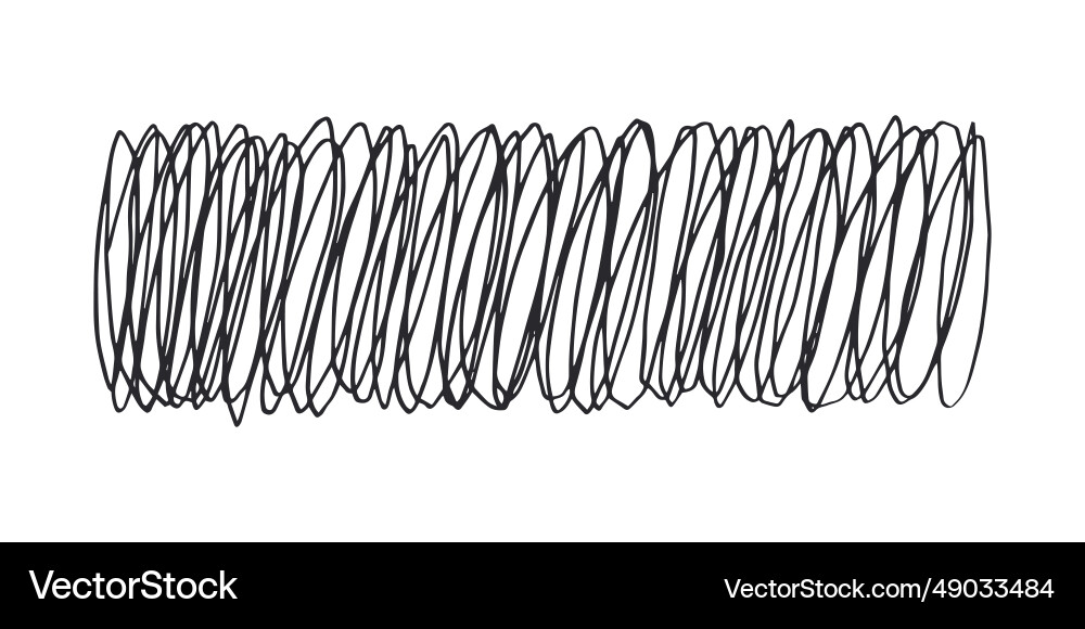Horizontal pattern texture line hand drawn Vector Image