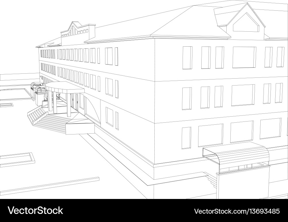 Abstract archticture Abstract archticture vector image
