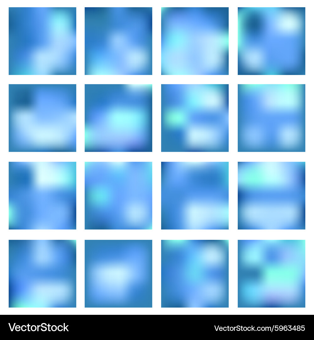 Abstract Blurred Textures Vector Image