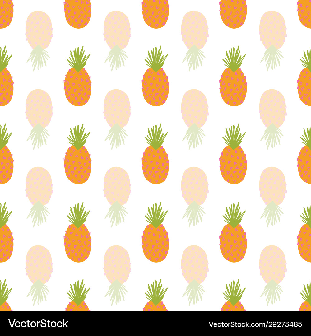 Pineapple repeating background abstract Pineapple repeating background abstract vector image