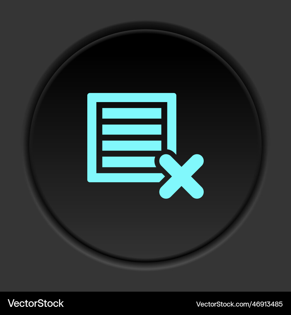 Round button icon delete ecommerce box Round button icon delete ecommerce box vector image