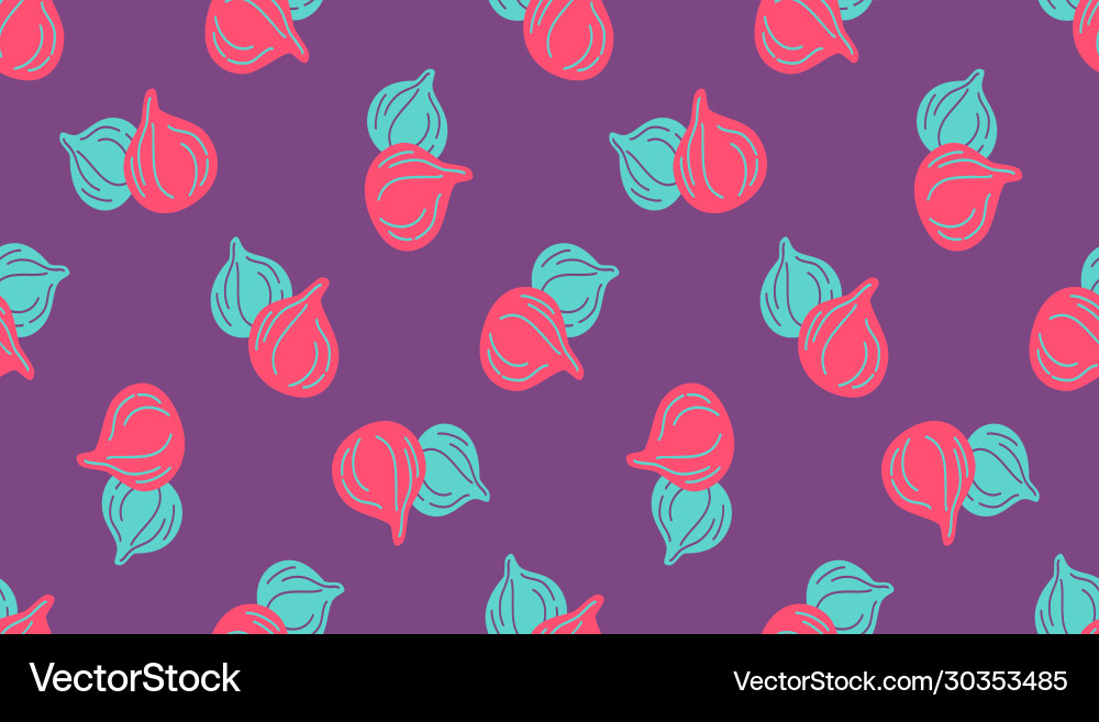 Seamless pattern figs virtual background Seamless pattern figs virtual background vector image