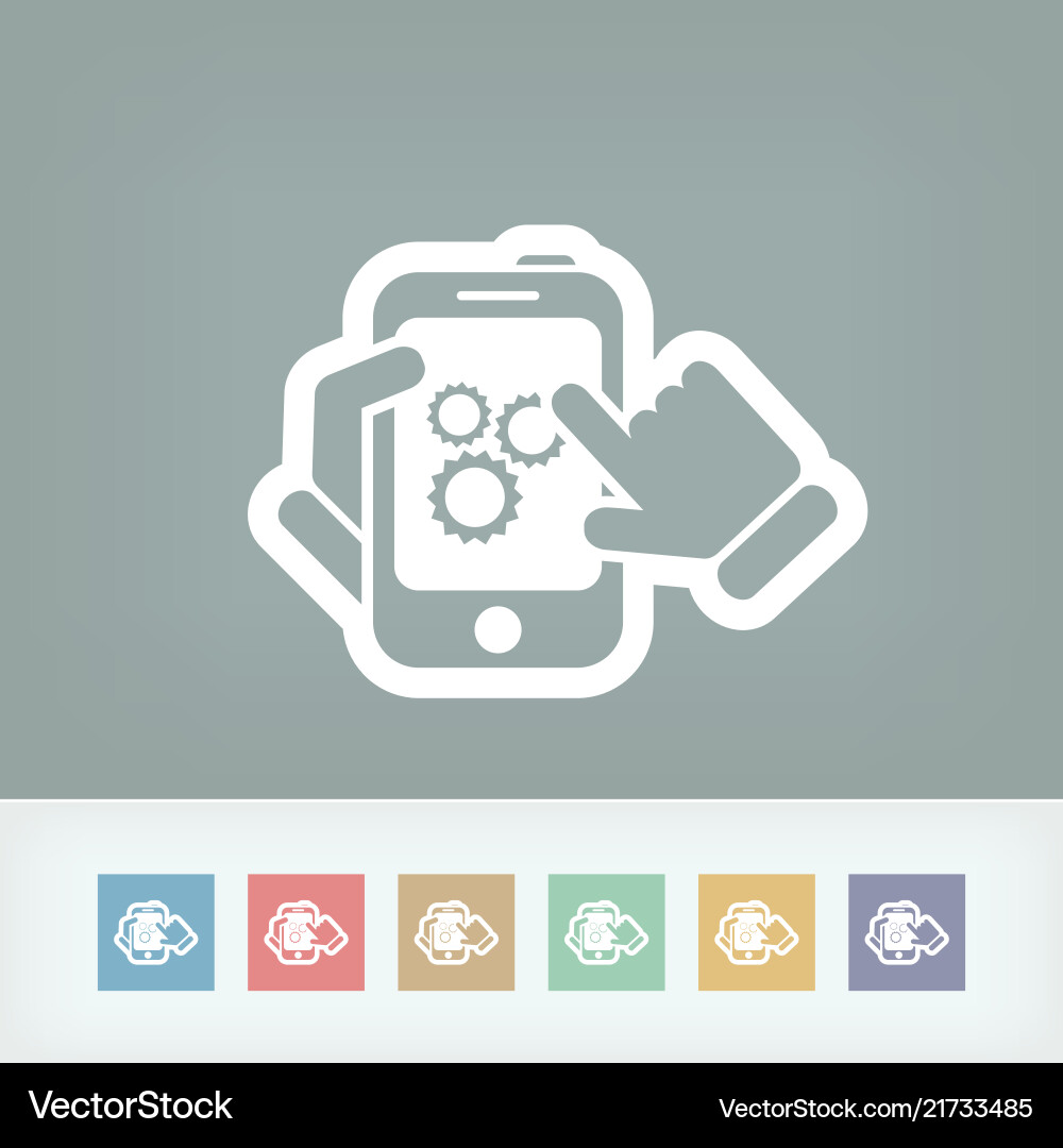 Setting device Setting device Vector Image