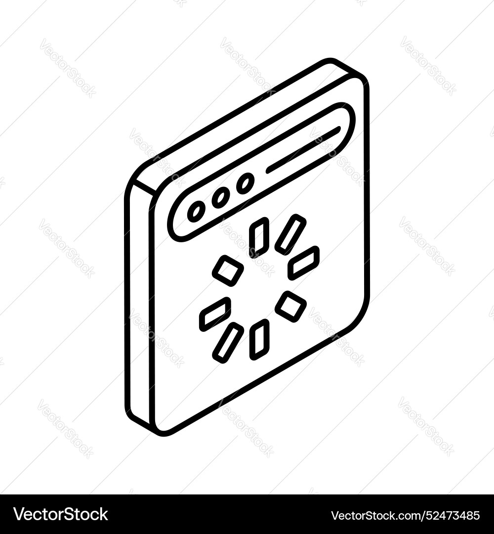 Website loading vector image