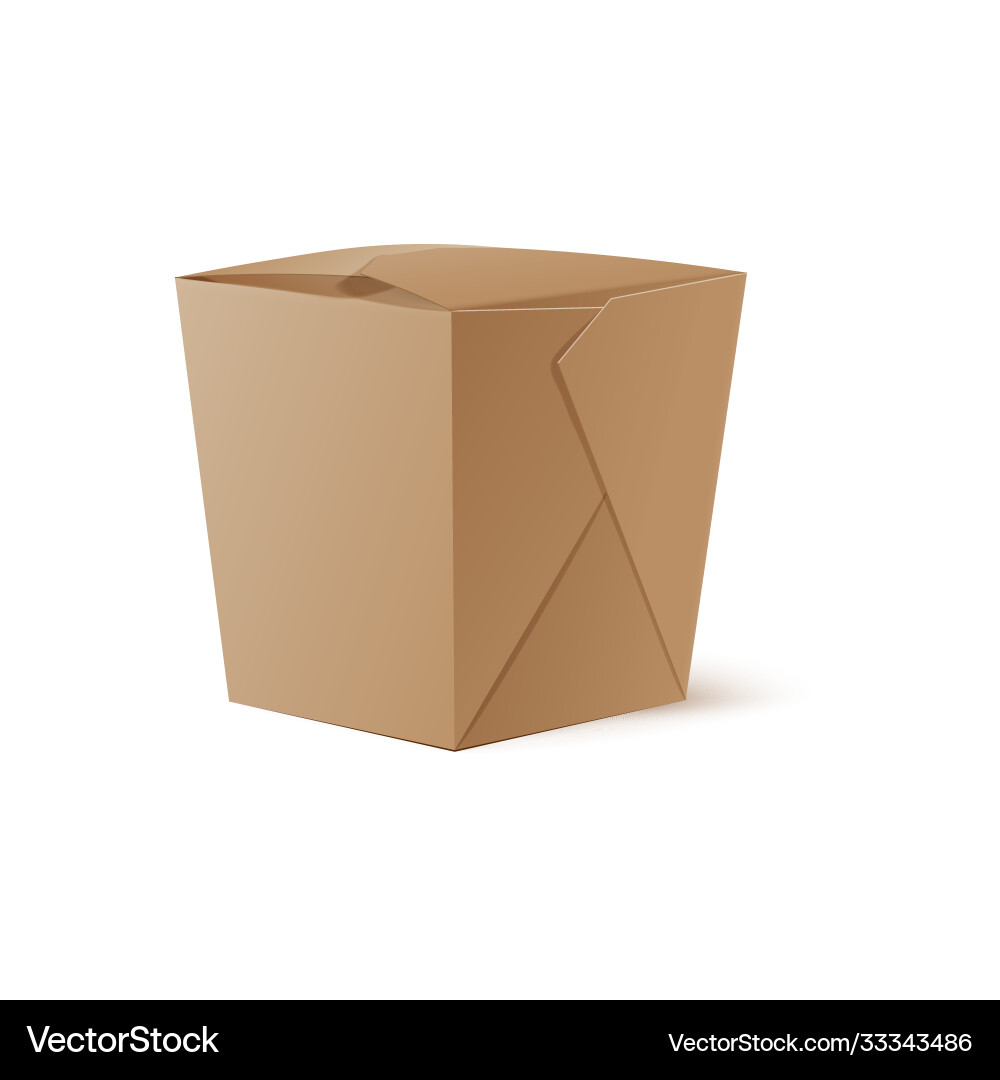 3d Karton geschlossene Boxvorlage isoliert auf weiß 3d Karton geschlossene Boxvorlage isoliert auf weiß vektorbild