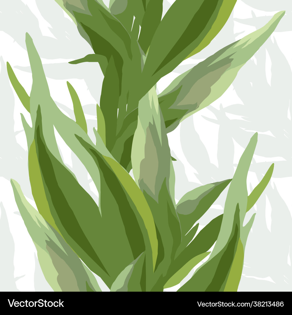 Abstract seamless pattern with leaves file vector image