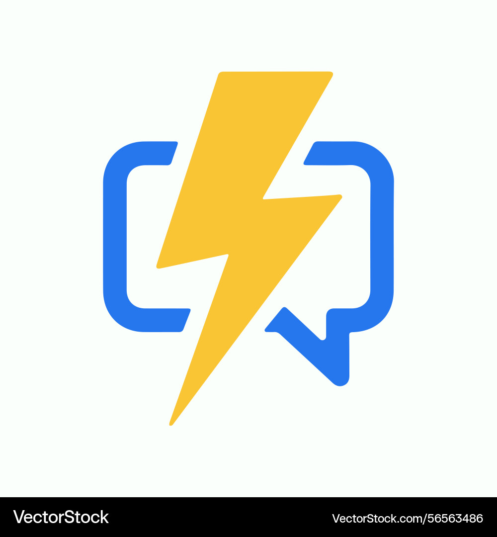 Unlocking lightning fast performance Vector Image
