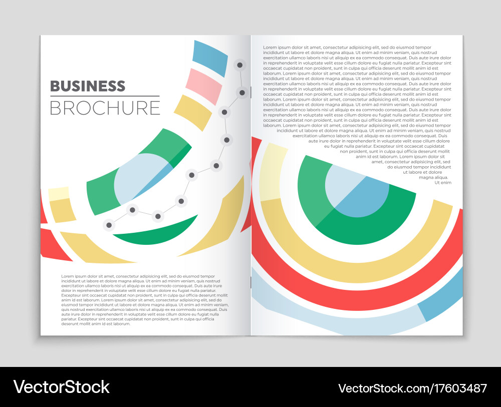 Abstract layout background set for art Vector Image