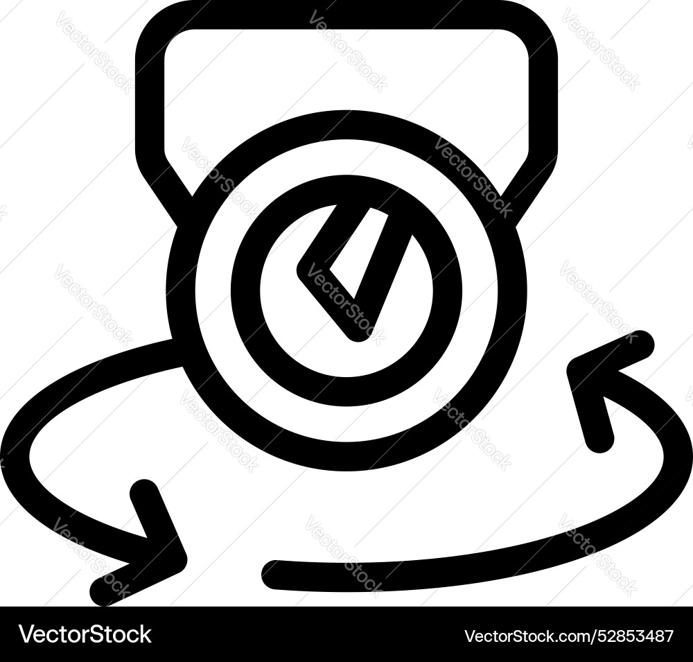 Action camera rotating shooting 360 degrees icon Action camera rotating shooting 360 degrees icon Vector Image