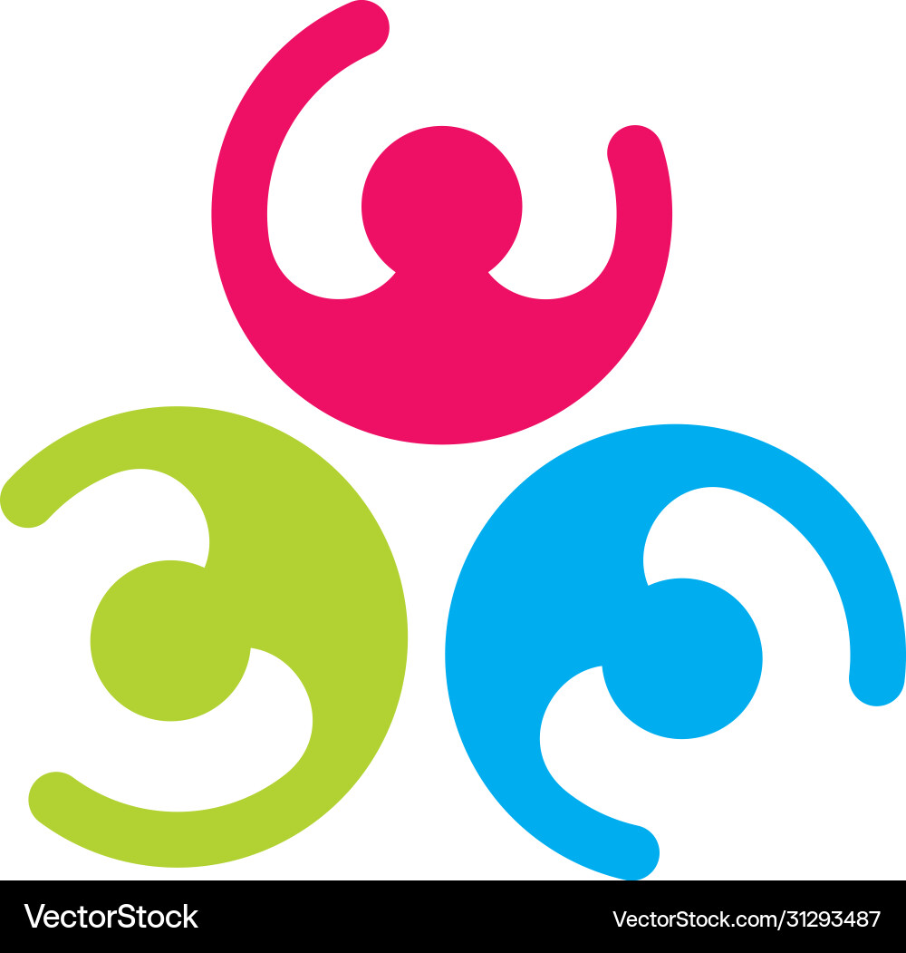 Business teamwork icon Business teamwork icon Vector Image
