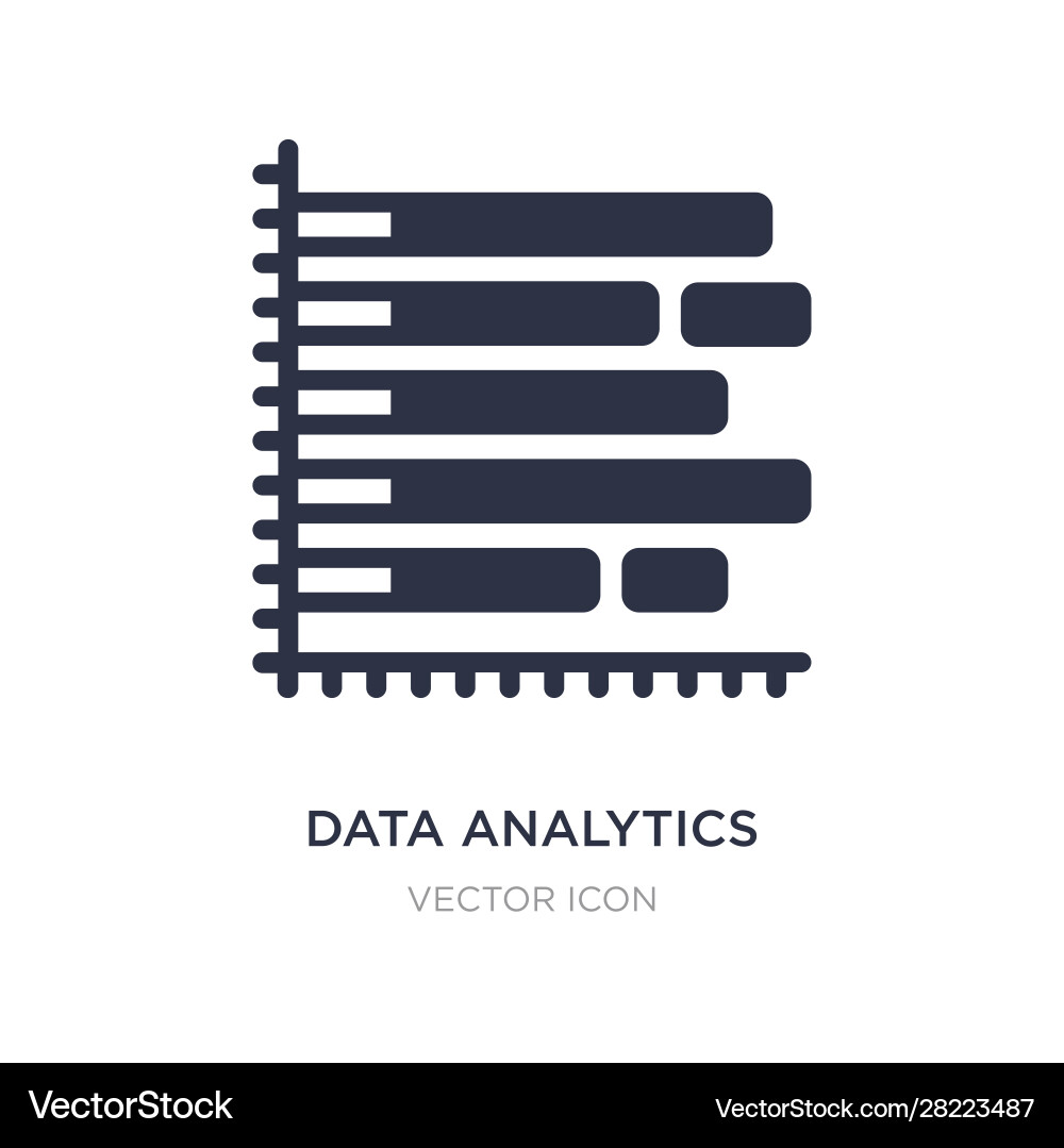 Data analytics bars chart with descendant line Data analytics bars chart with descendant line vector image